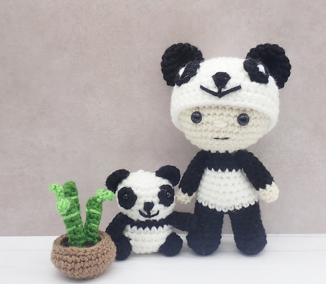 Felton in Panda Costume