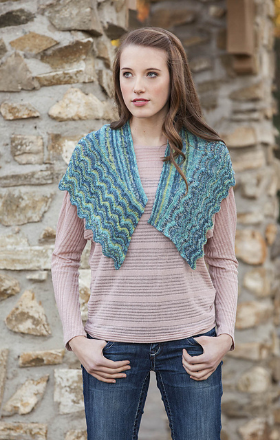 Gentle Waves Shawlette