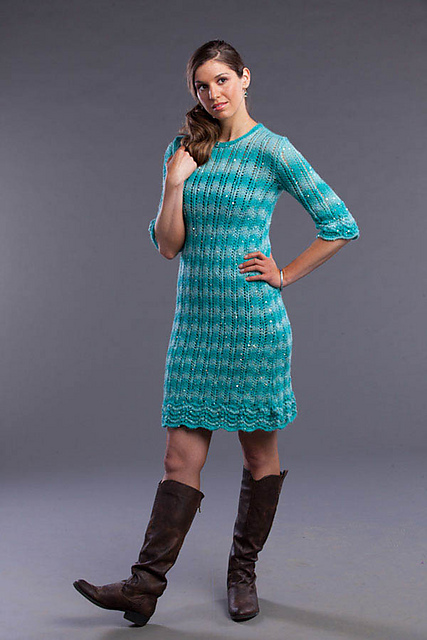Lacy Columns Dress