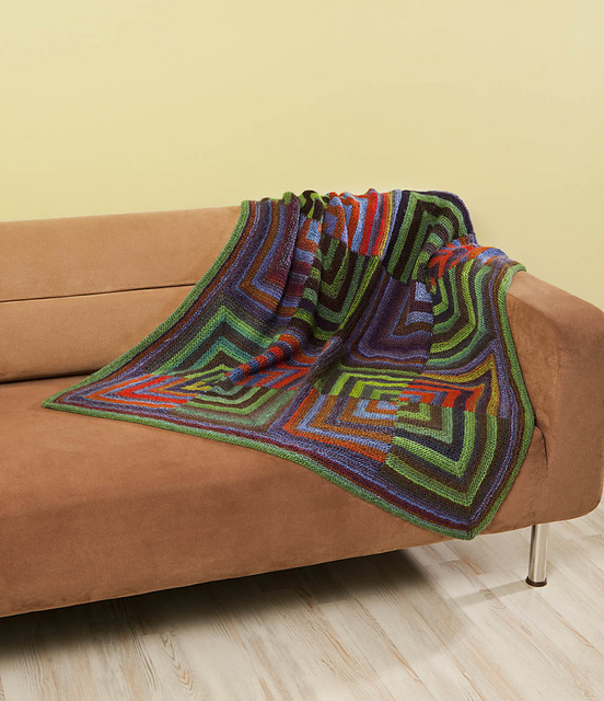 Mitered Square Throw
