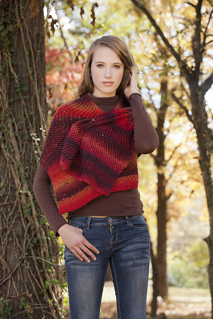 Slanted Net Stole