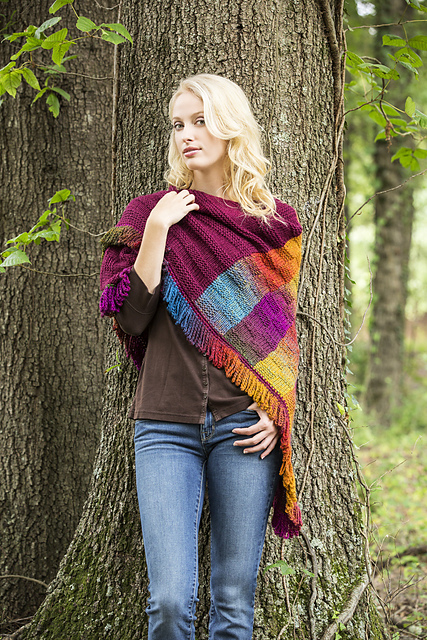 Bargello Comfort Shawl