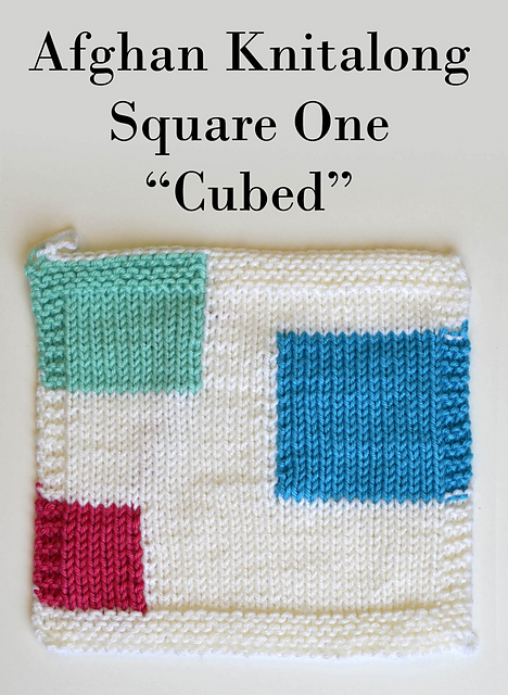Don't Be a Square Afghan - Block One "Cubed"