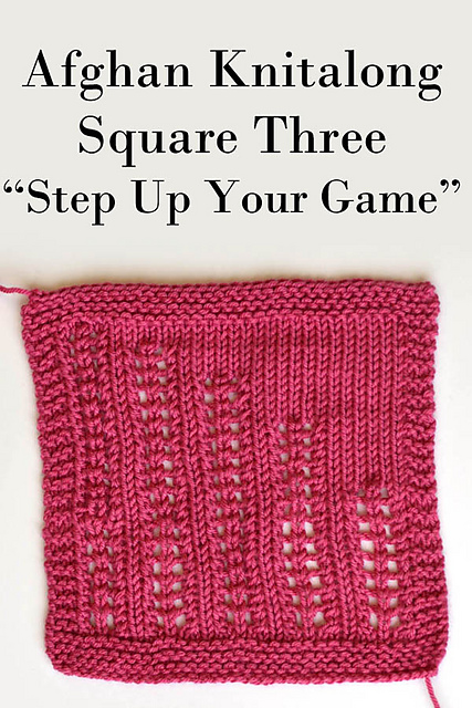 Don't Be a Square Afghan - "Step Up Your Game"