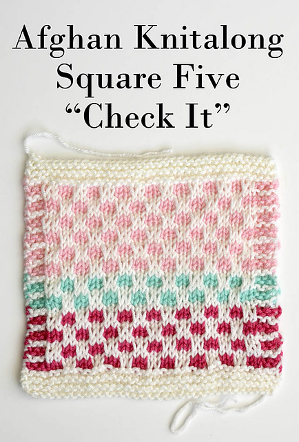 Don't Be a Square Afghan - Block Five "Check It"