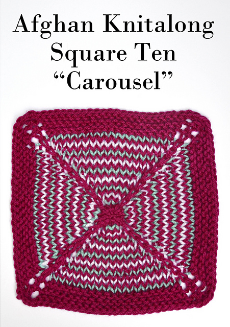 Don't Be A Square Afghan - Block Ten "Carousel"