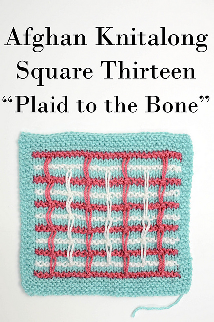 Don't Be A Square Afghan - "Plaid to the Bone"