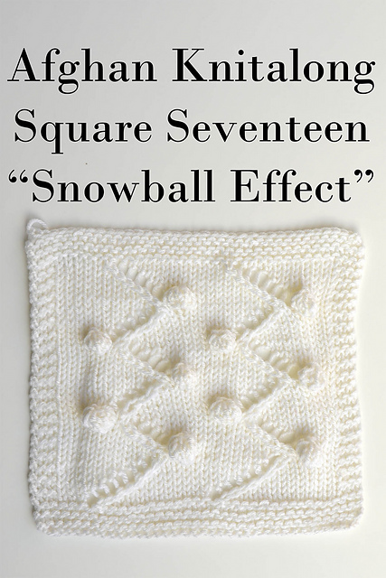 Don't Be A Square Afghan - "Snowball Effect"