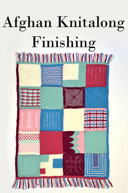 Don't Be A Square Afghan - Finishing