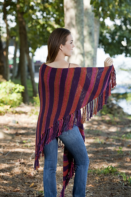 Summer Sunset Shawl