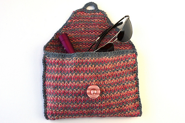 Linen Stitch Clutch