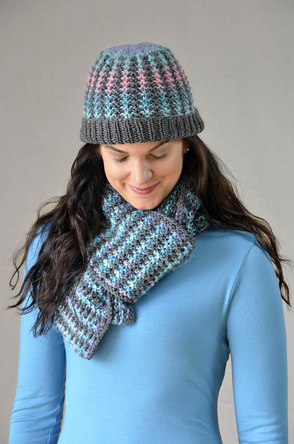 Winter Shades Hat and Scarf