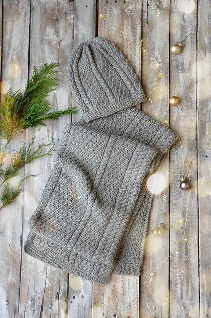 Latticework Hat and Scarf