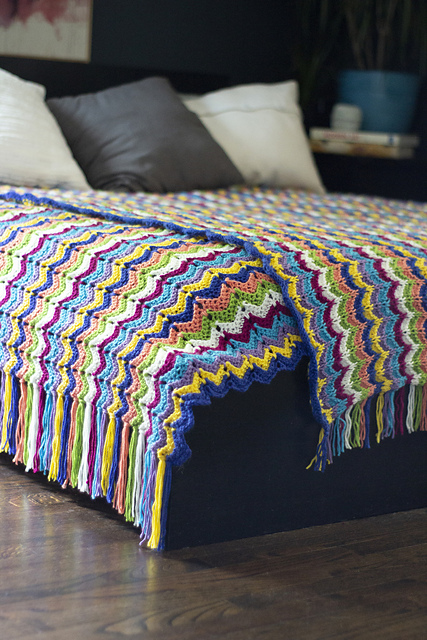 Colorbloom Afghan (Knit)