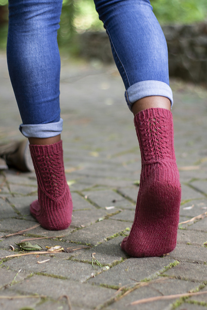 Red Cypress Socks