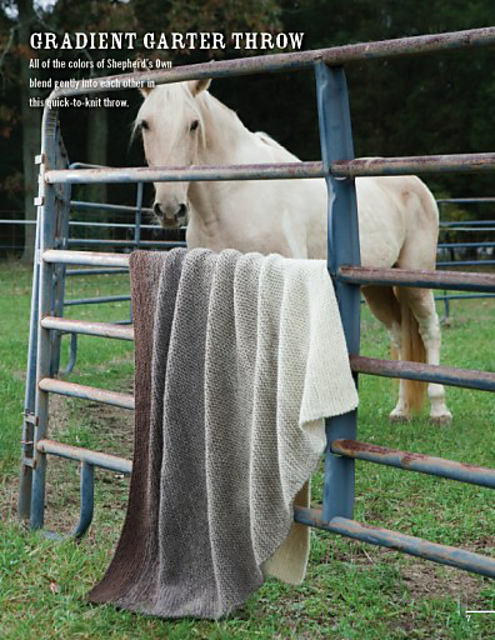 Gradient Garter Throw