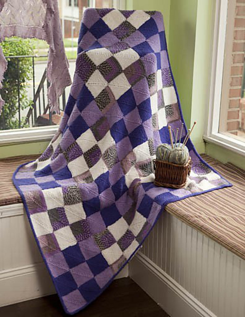 Patchwork Mitered Afghan