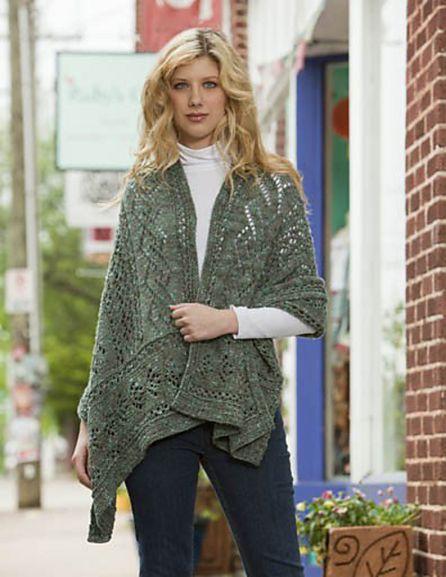 Lace Cable Stole