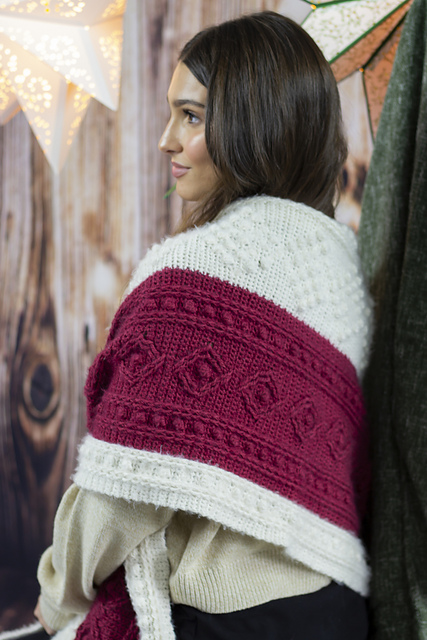 Cinnamon Swirl Stole - Crochet