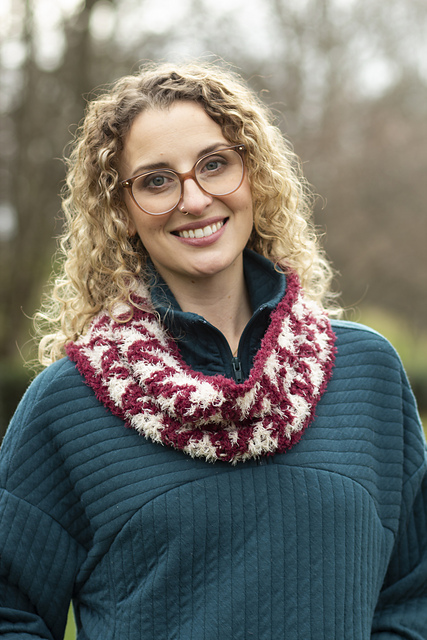 Mirror Image Cowl: Crochet Version