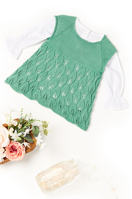 Ravelry: Leaf Lace Dress pattern by Rachel Brockman