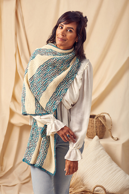 Ravelry: Tilework Wrap pattern by Aubrey P Busek