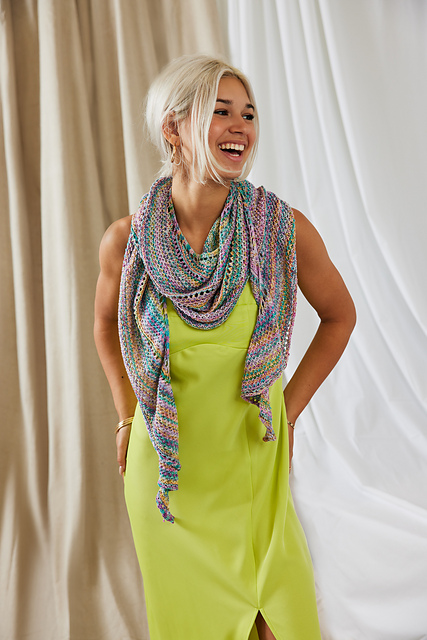 ★★サンプル*No.28*★★ハンドメイドスタイ★★ Ravelry: Edisto Shawl pattern by Rachel Brockman