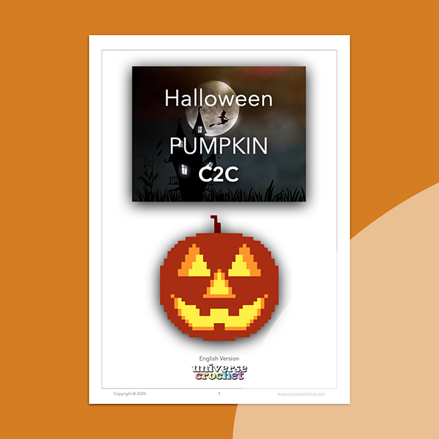 Halloween Pumpkin C2C