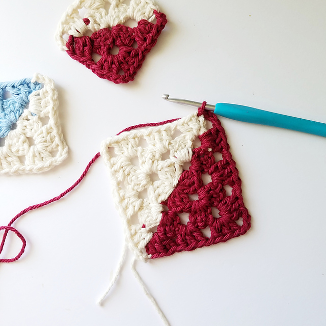 Half Square Triangle Granny
