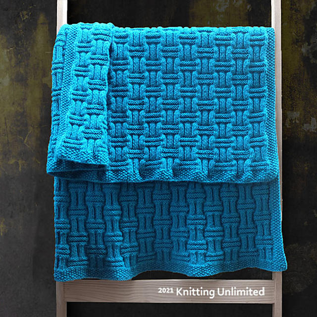 Double Basketweave Blanket