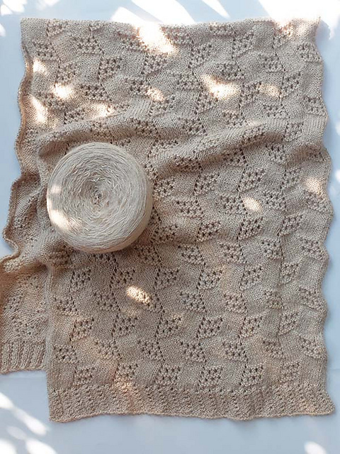 Tilted Block Shawl