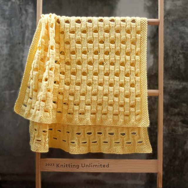Basketweave Patchwork Blanket
