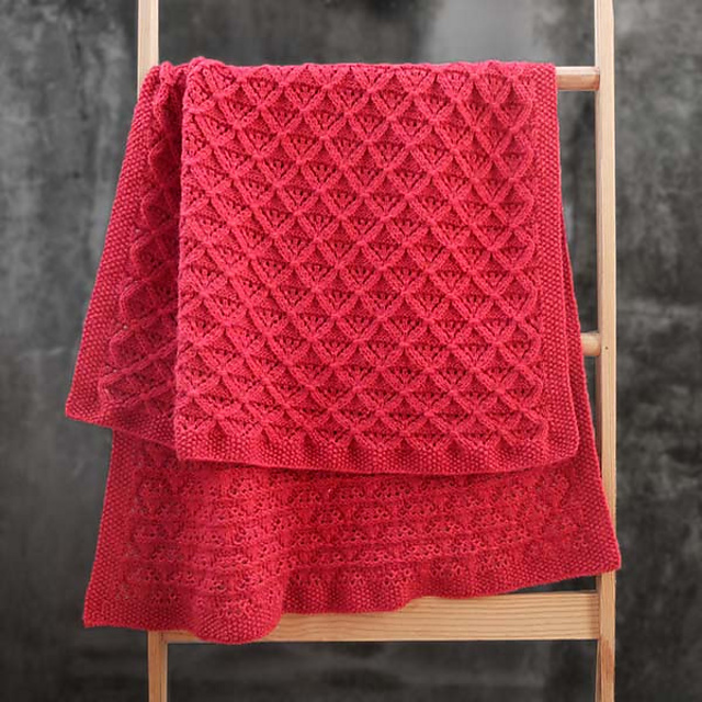 Ravelry Diamond Trellis Blanket Pattern By Nalhcib