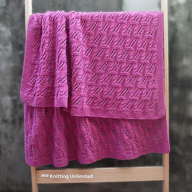 Fragmented Elegance blanket