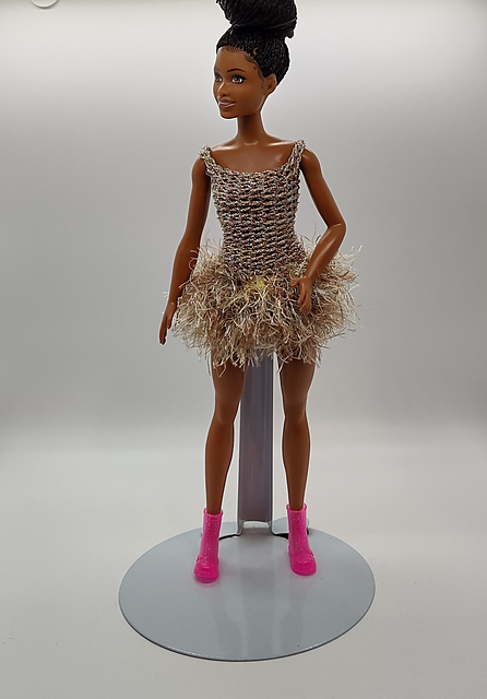 Barbie's fluffy dress