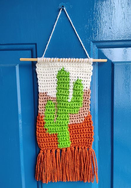 The Teeny Weanie Cactus Wall Hanging