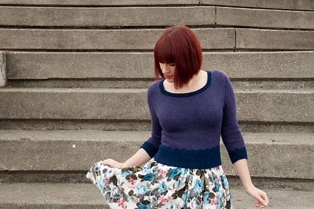 A Cropped Sweater for Winter