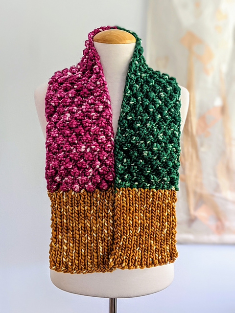 Tri Color Super Scarf