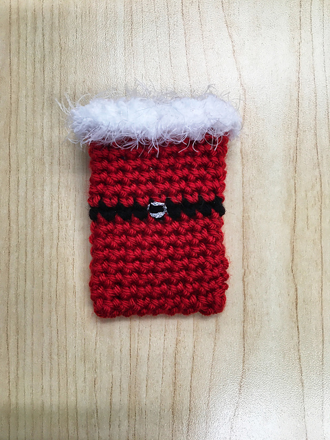 Santa Gift Card Sack Crochet