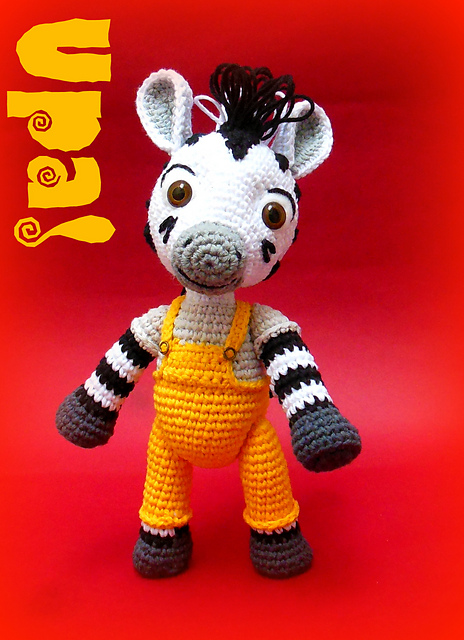 Zou, The Little Zebra Amigurumi