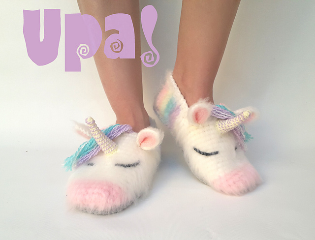 Unicorn Slippers - Adult Sizes