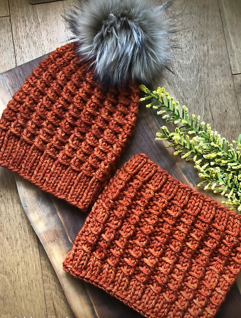 Ruche Beanie and Cowl