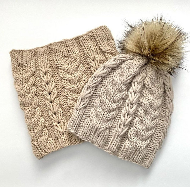 The Ashlyn Beanie and Cowl