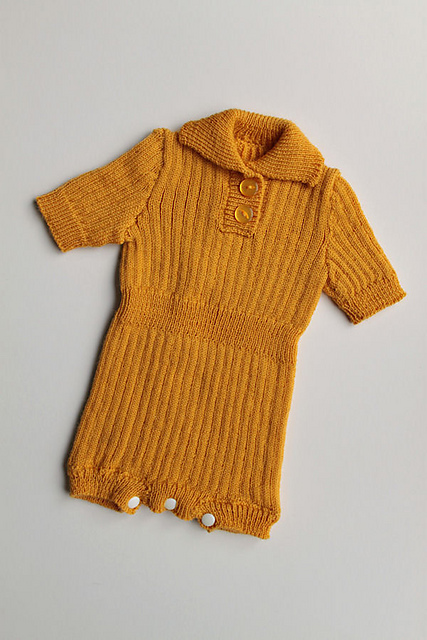 2301 Baby's Ribbed Outfit