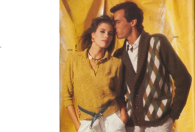 4328 Lady's Mustard Sweater