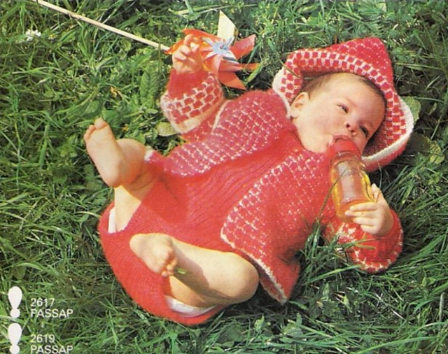 2617 Baby's Jacket with Hood