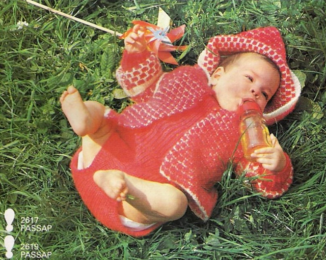 2619 Baby's outfit in half fisherman's rib