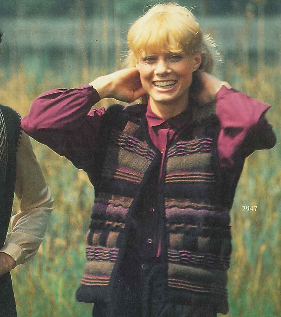2947 Lady's padded waistcoat