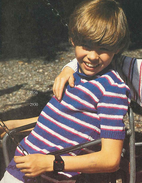 2936 Child's tennis sweater