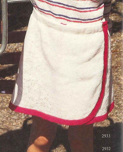 2932 Girl's tennis skirt